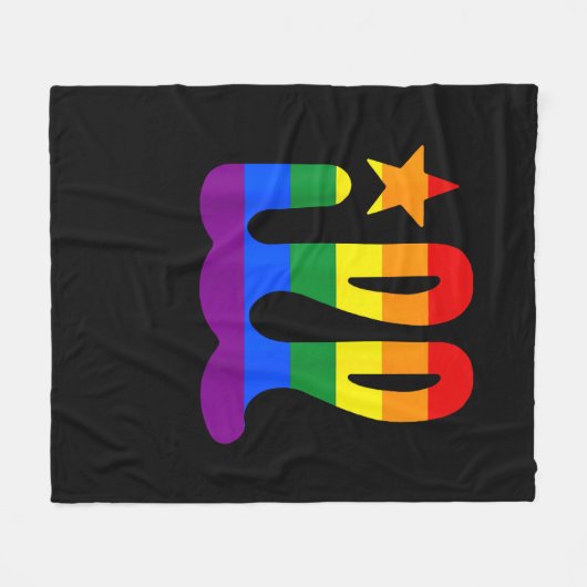Rainbow Pride Liebe Philadelphia Philly Gay Pri Fleecedecke (Vorderseite (Horizontal))