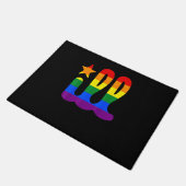 Rainbow Pride Liebe Philadelphia Philly Gay Pri Fußmatte (Schrägansicht)