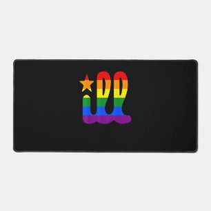 Rainbow Pride Liebe Philadelphia Philly Gay Pri Schreibtischunterlage