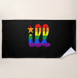 Rainbow Pride Liebe Philadelphia Philly Gay Pri Strandtuch