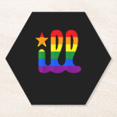 Rainbow Pride Liebe Philadelphia Philly Gay Pri Untersetzer (Vorderseite)