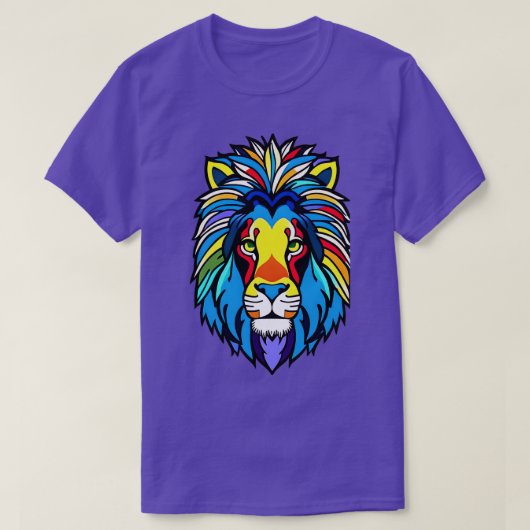 Rainbow Pride Lion 13 T-Shirt (Design vorne)