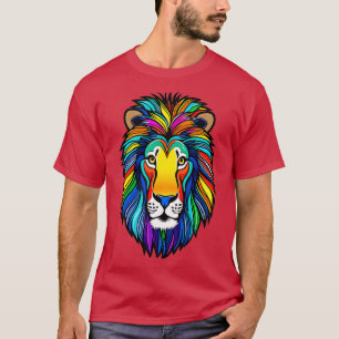 Rainbow Pride Lion 14 T-Shirt