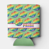 Rainbow Pride Lips Dosenkühler (Rückseite)