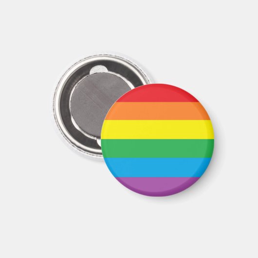 ‚Rainbow Pride‘ Magnet (Vorderseite/Rückseite)