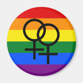Rainbow Pride Magnet (Vorne)