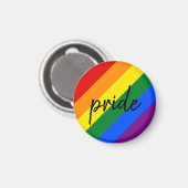 Rainbow Pride Magnet (Vorderseite/Rückseite)