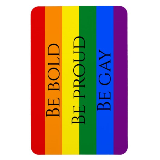 Rainbow Pride Magnet (Vertikal)