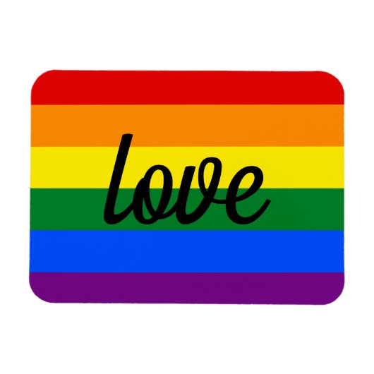 Rainbow Pride Magnet (Horizontal)