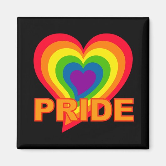 Rainbow-Pride-Magnet Magnet (Vorne)