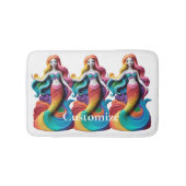 Rainbow Pride Mermaid Thunder_Cove Badematte (Vorderseite)