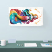 Rainbow Pride Mermaid Thunder_Cove Banner (Messe)