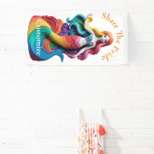 Rainbow Pride Mermaid Thunder_Cove Banner (InSitu)