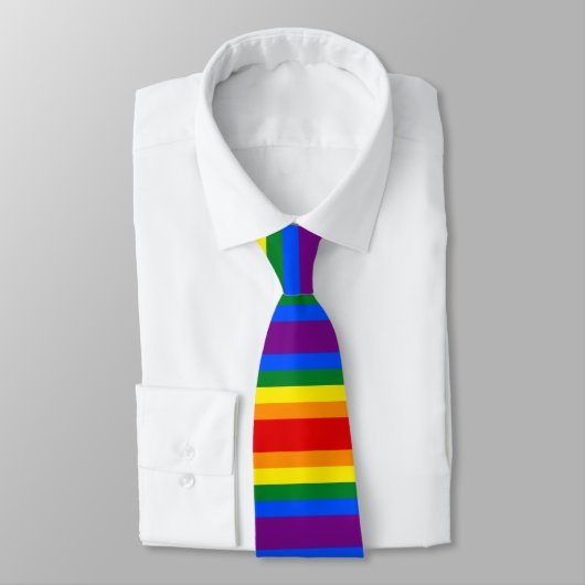 Rainbow Pride Mirrored Krawatte (Gebunden)