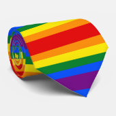 Rainbow Pride Mirrored Krawatte (Gerollt)