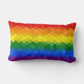 Rainbow Pride Mosaic Flag Kissen (Rückseite)