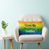 Rainbow Pride Mosaic Flag Kissen (Stuhl )