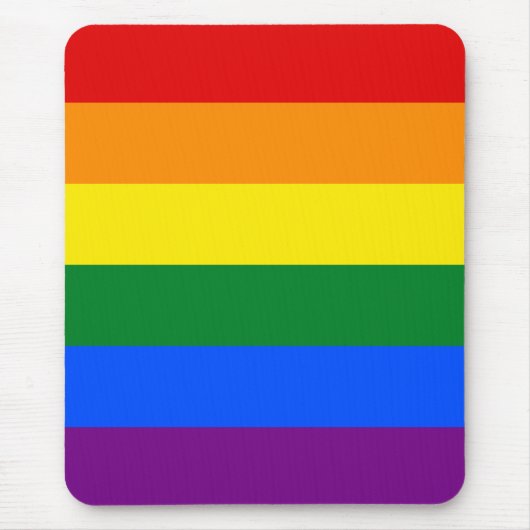 Rainbow Pride Mouse Pad Mousepad (Vorne)