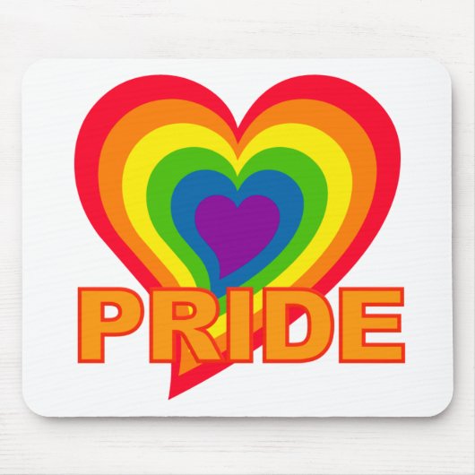 Rainbow Pride mousepad (Vorne)