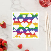 Rainbow Pride Napkins Serviette (Beispiel)