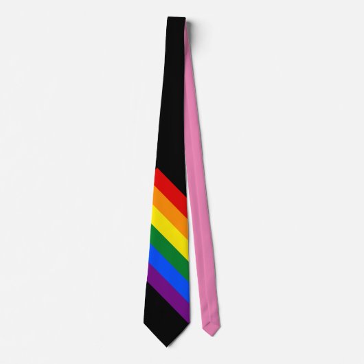 Rainbow Pride Neck Tie Krawatte (Vorderseite)