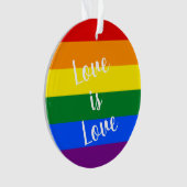 Rainbow Pride Ornament (Vorderseite)