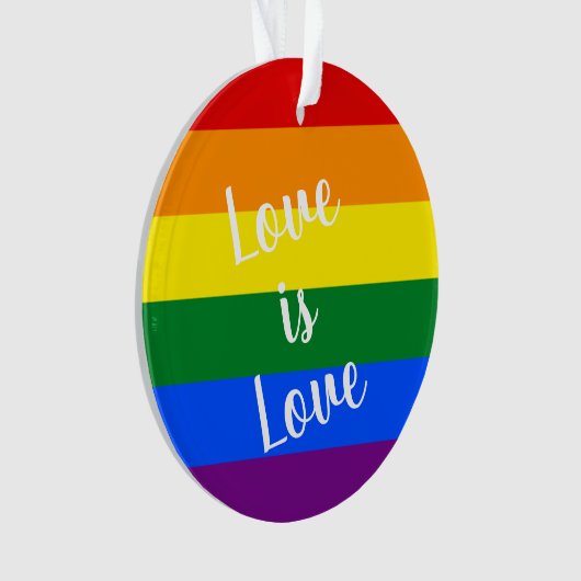 Rainbow Pride Ornament (Vorderseite)