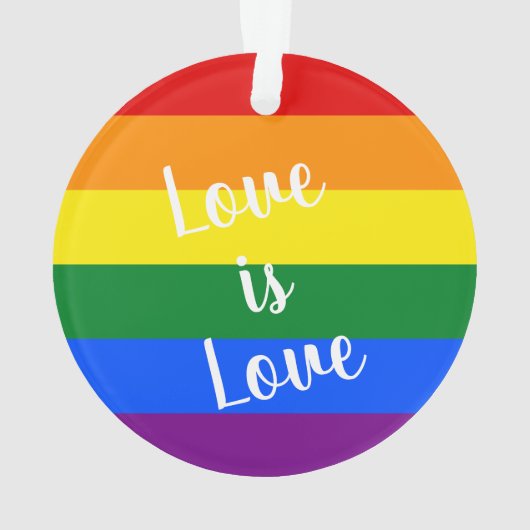 Rainbow Pride Ornament (Rückseite)