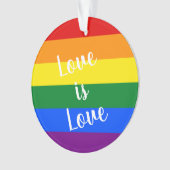 Rainbow Pride Ornament (Vorderseite)