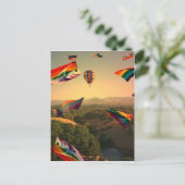Rainbow Pride Over the Sonoma Valley Postkarte (Stehend Vorderseite)