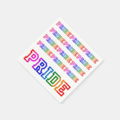 Rainbow PRIDE Paper Cocktail Party Napkins Serviette (Ecke)