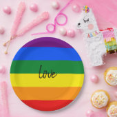 Rainbow Pride Pappteller (Party)