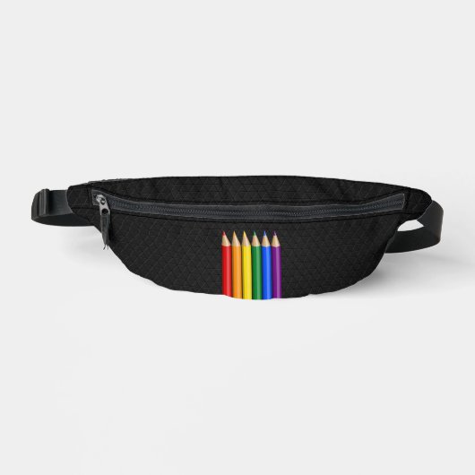 Rainbow pride pencils bauchtasche (Vorderseite)