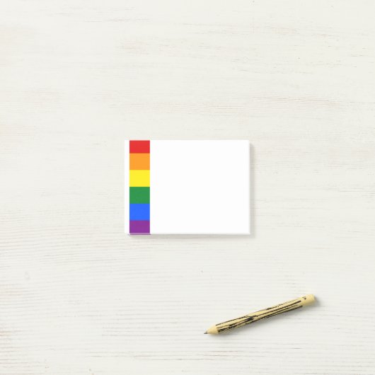Rainbow Pride Post-it Klebezettel (Auf Schreibtisch)