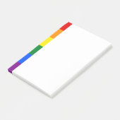 Rainbow Pride Post-it Klebezettel (angewinkelt)