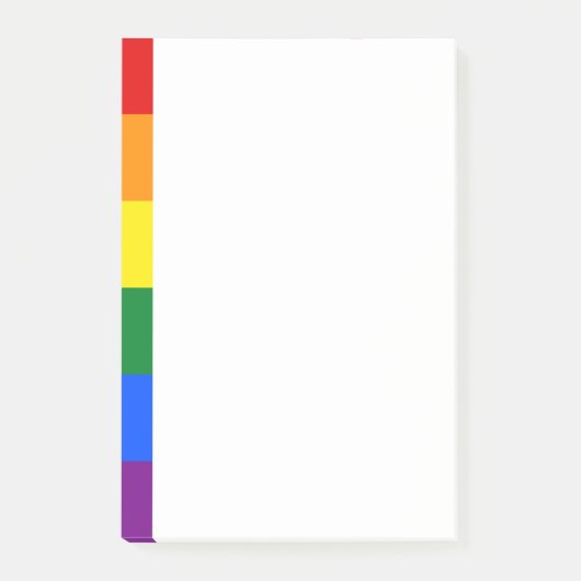 Rainbow Pride Post-it Klebezettel (Vorderseite)