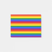 Rainbow Pride Post-it Klebezettel (Vorderseite)