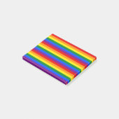 Rainbow Pride Post-it Klebezettel (angewinkelt)