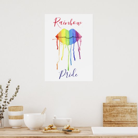 Rainbow Pride Poster (Küche)