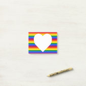 Rainbow Pride Postit-Hinweise Post-it Klebezettel (Auf Schreibtisch)