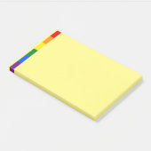 Rainbow Pride Postit-Hinweise Post-it Klebezettel (angewinkelt)