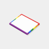 Rainbow Pride Postit-Hinweise Post-it Klebezettel (angewinkelt)