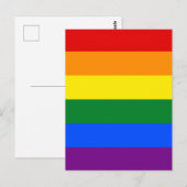 Rainbow Pride Postkarte (Vorne/Hinten)