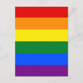 Rainbow Pride Postkarte (Vorderseite)