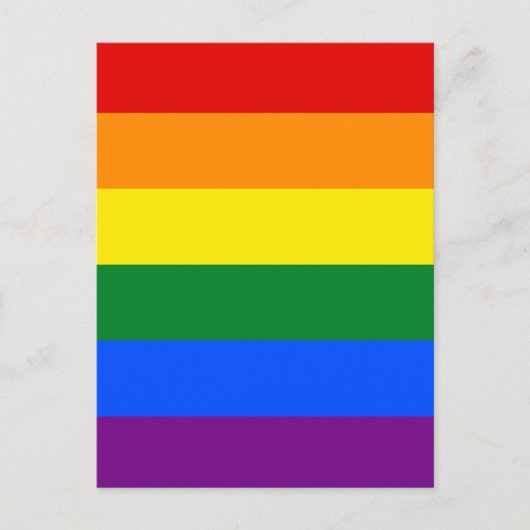 Rainbow Pride Postkarte (Vorderseite)