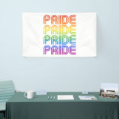 Rainbow Pride Retro Banner (Messeveranstaltung)