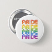 Rainbow Pride Retro Button (Vorne & Hinten)
