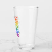 Rainbow Pride Retro Glas (Links)