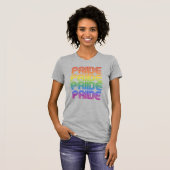 Rainbow Pride Retro T-Shirt (Vorne ganz)