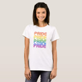 Rainbow Pride Retro T-Shirt (Vorne ganz)
